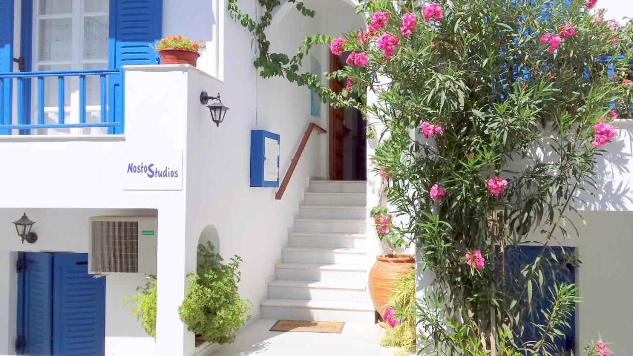 Nostos Studios At Saint George Beach Agios Georgios Chora Naxos Town Naxos City Esterno foto