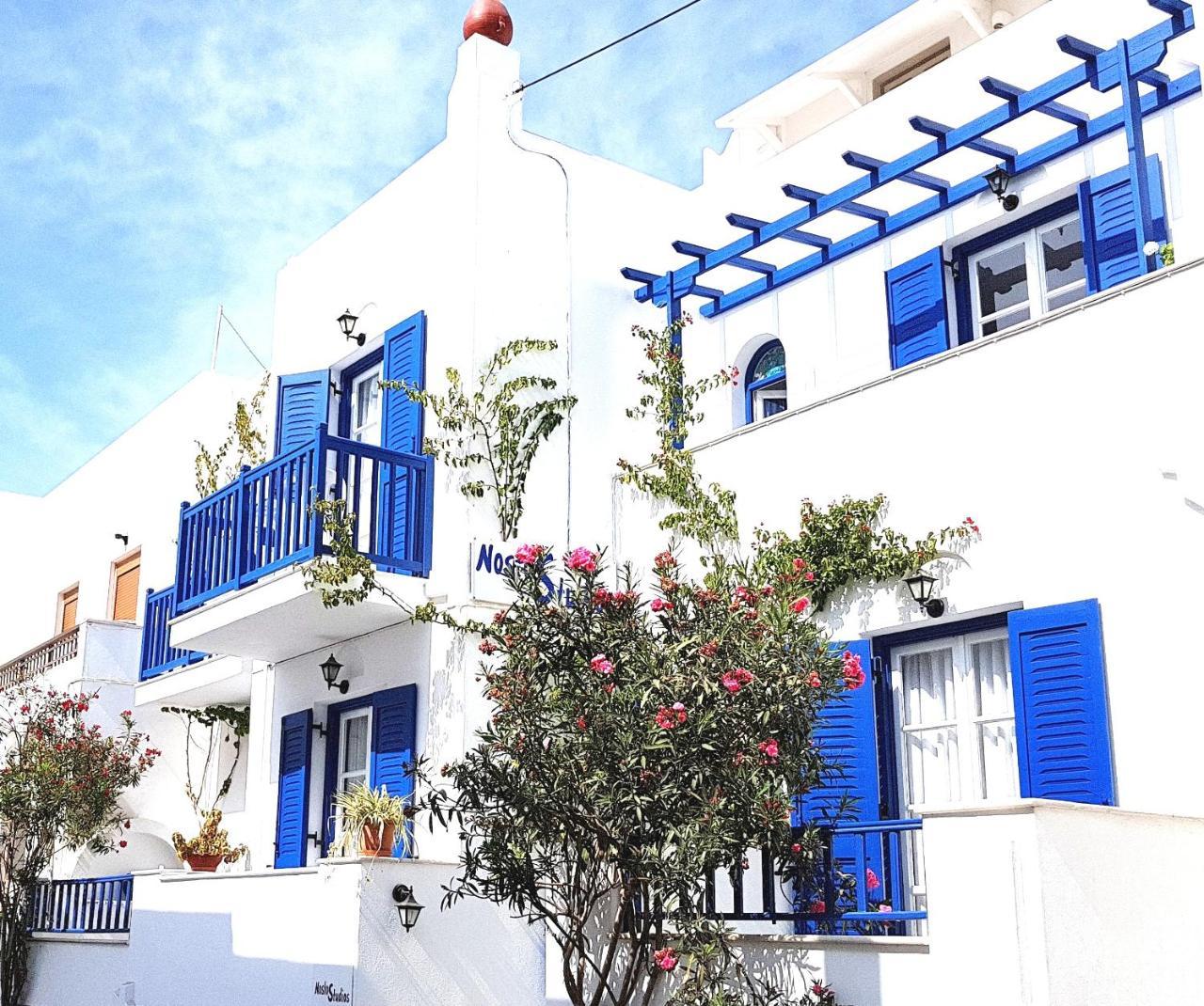 Nostos Studios At Saint George Beach Agios Georgios Chora Naxos Town Naxos City Esterno foto