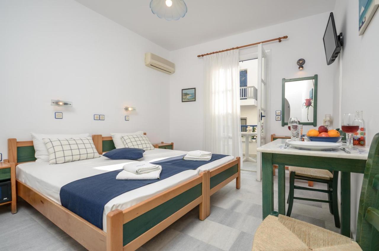 Nostos Studios At Saint George Beach Agios Georgios Chora Naxos Town Naxos City Esterno foto