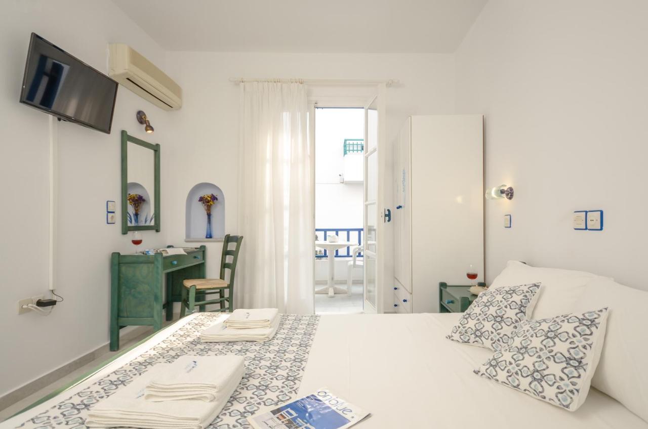 Nostos Studios At Saint George Beach Agios Georgios Chora Naxos Town Naxos City Esterno foto