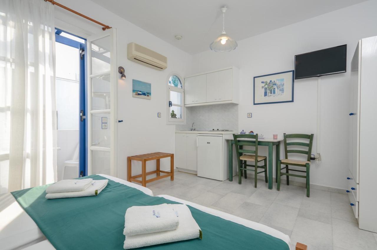 Nostos Studios At Saint George Beach Agios Georgios Chora Naxos Town Naxos City Esterno foto